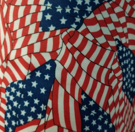 USA Flag Designer Inspired Fabrics [designer spandex and more]