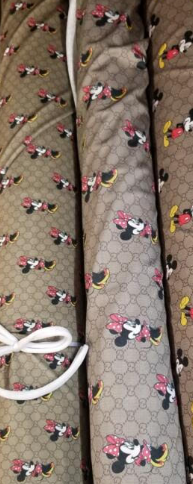 Minnie GuccI LARGE OR SMALL pattern Spandex 4 way Designer Inspired Fabric $16.99  at checkout